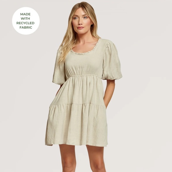 Lost + Wander Dresses & Skirts - Lost and Wander Coastal Dream Balloon Short Sleeve Dress